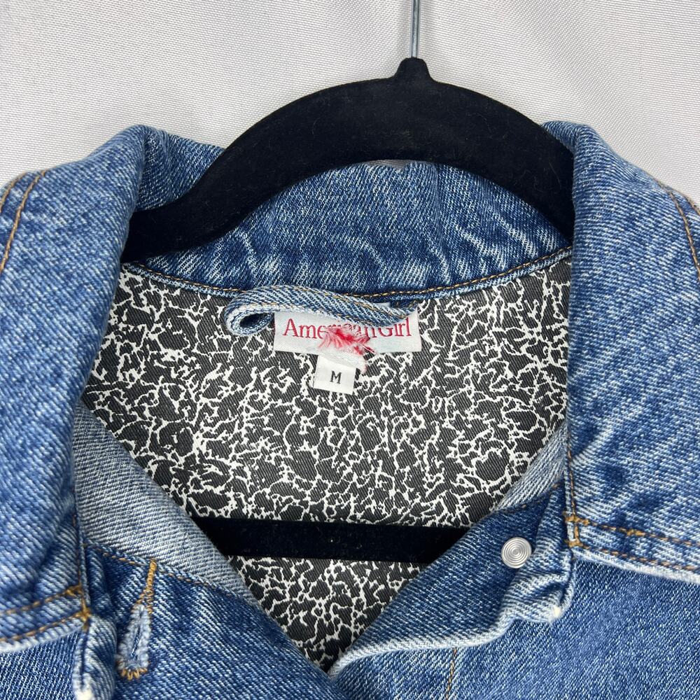Vintage American Girl Denim Jean Jacket Amelia Girls Size Medium - Picture 5 of 13